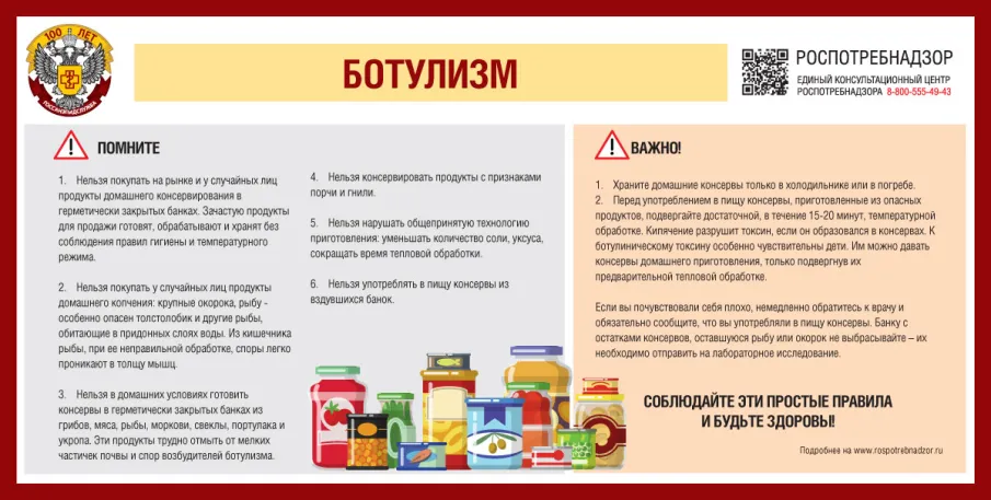 «О профилактике ботулизма»