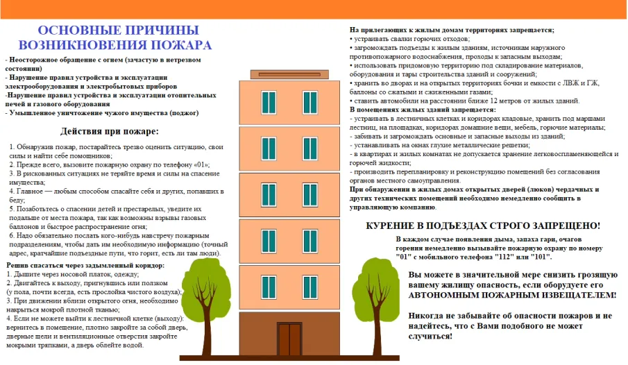 О мерах пожарной безопасности