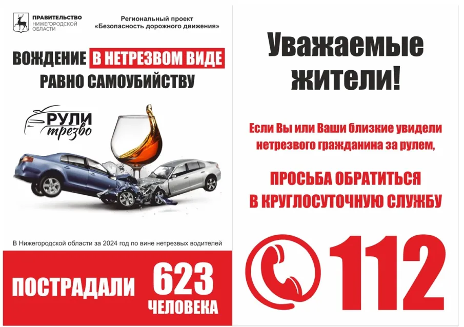 «Вождение в нетрезвом виде равно самоубийству»