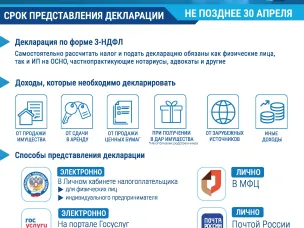 Представить декларацию по форме 3-НДФЛ можно без визита в налоговый орган