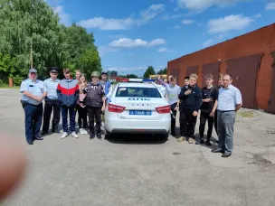 Сотрудники Госавтоинспекции приняли участие в акции «Каникулы с Общественным советом»