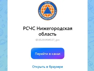 В мессенджере «MAКС» работает канал «РСЧС Нижегородская область»